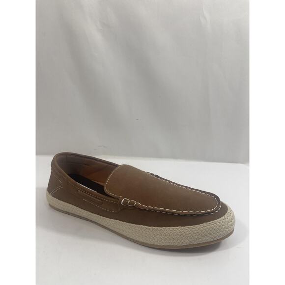 Madden MMILLION Shoes Mens Size 9 Cognac Suede Slip On Loafers New Box